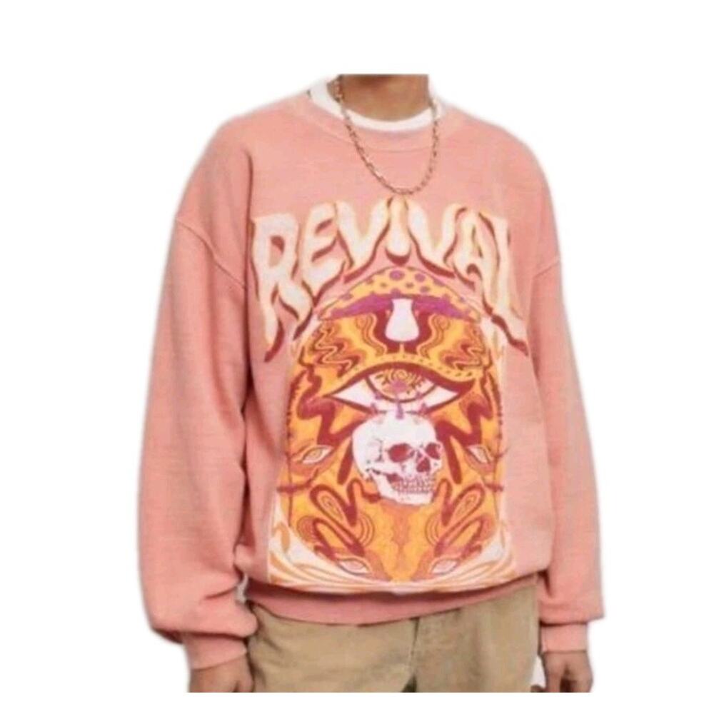 Urban Outfitters X Project Social Small/medium Crew Sweatshirt Oversized